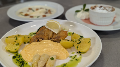 Spargel Menü